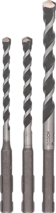 Produktbild Bosch Zubehör Mehrzweckbohrer-, Universalbohrer-Set, 3-teilig, SDS quick, 5 - 8 mm (5 mm, 6 mm, 8 mm)