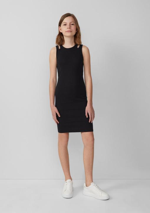 Actual product image S.Oliver Kleid Slim-Fit-Kleid aus Rippware mit Cut-outs (152)