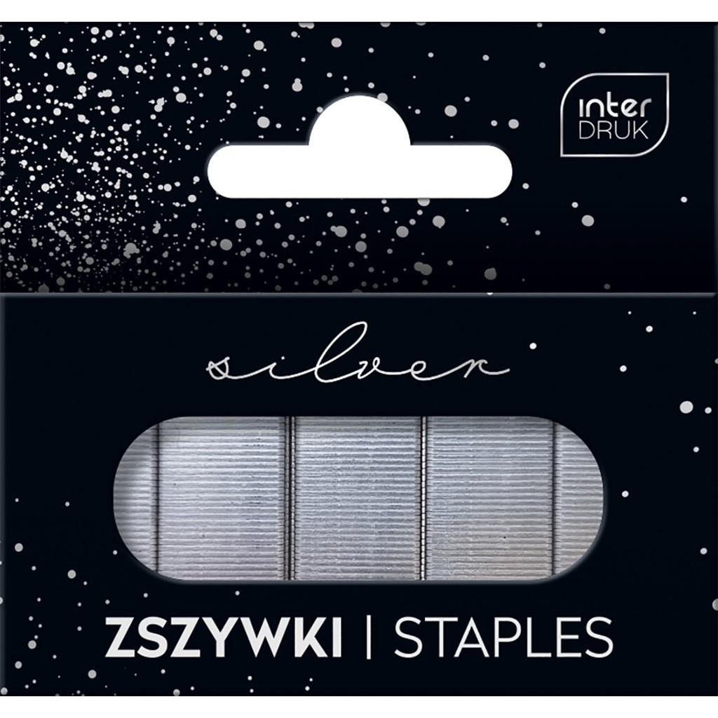 Interdruk, Graffette, Heftklammern 24/6 1000 Stk. Silber (1000 x)