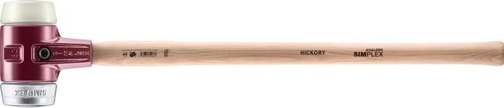 Actual product image Halder SIMPLEX sledge hammer, nylon / soft metal with malleable cast iron housing and hickory handle | (3.66 g)