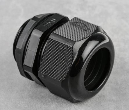 Actual product image RS PRO Black Roundtop IP68 Cable Gland,M40