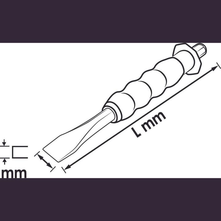 Produktbild Vigor Flachmeissel Mit Handschutz, 29mm