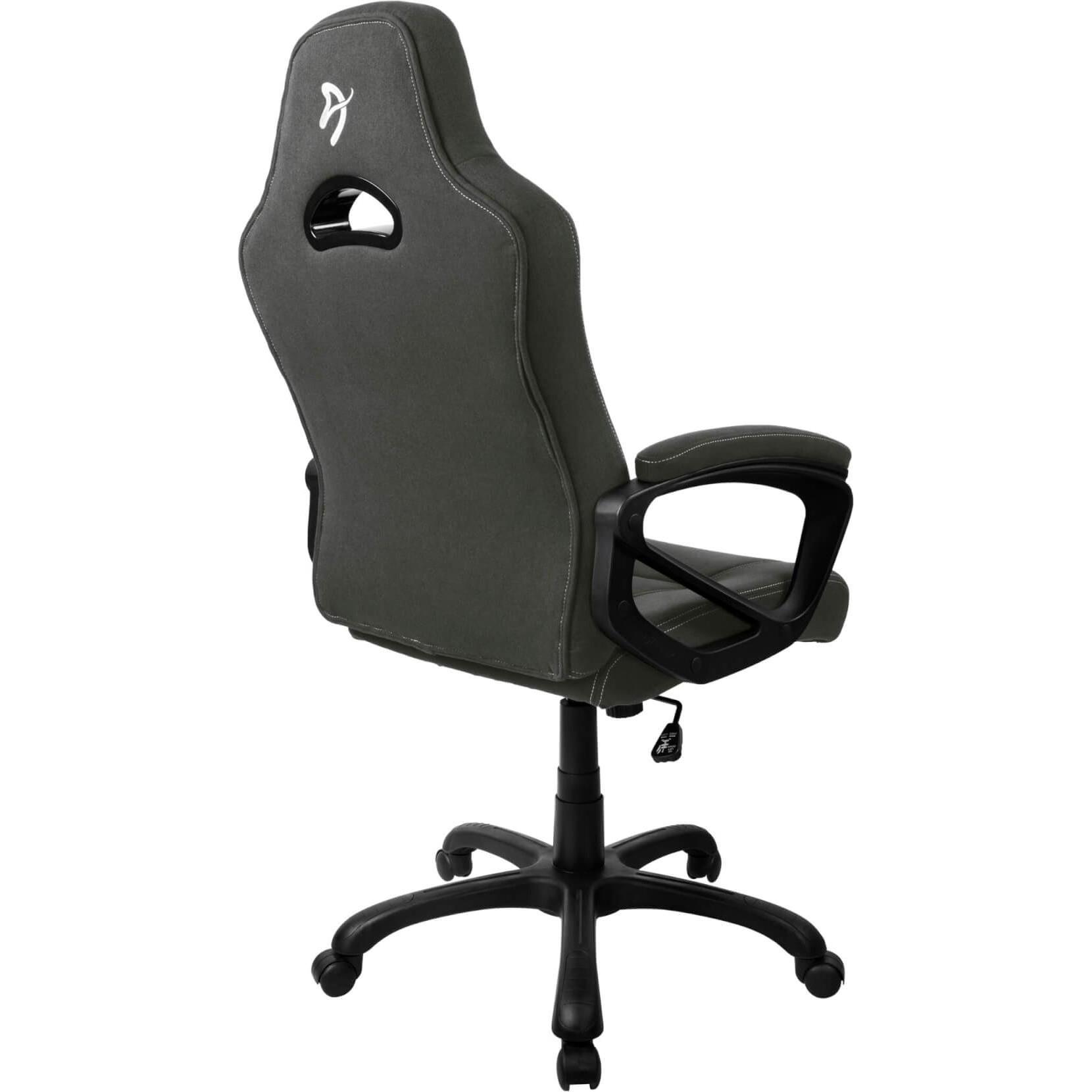 Thumbnail - Arozzi Gaming Stuhl Enzo Schw./Grau - Woven Fabric Grey Logo, Gaming Stuhl, Schwarz