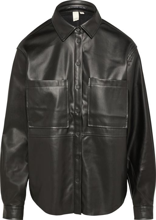 Produktbild S.Oliver Bluse Hemdbluse in Lederoptik (40)