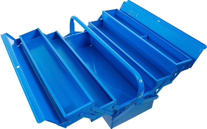 Produktbild BGS Metall-Werkzeugkasten | leer | 530 x 200 x 200 mm | 5 Fächer (1 Teil)