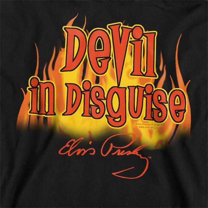 Produktbild Elvis Devil In Disguise Kapuzenpullover Zum Überziehen (152, 158)