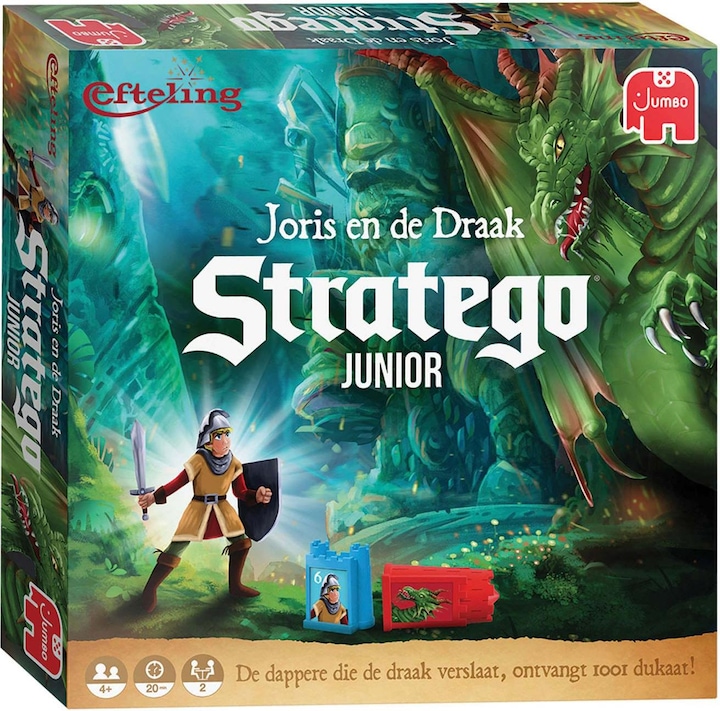 Productafbeelding Jumbo Stratego Junior Joris en de Draak (Duits, Engels, Frans, Nederlands)