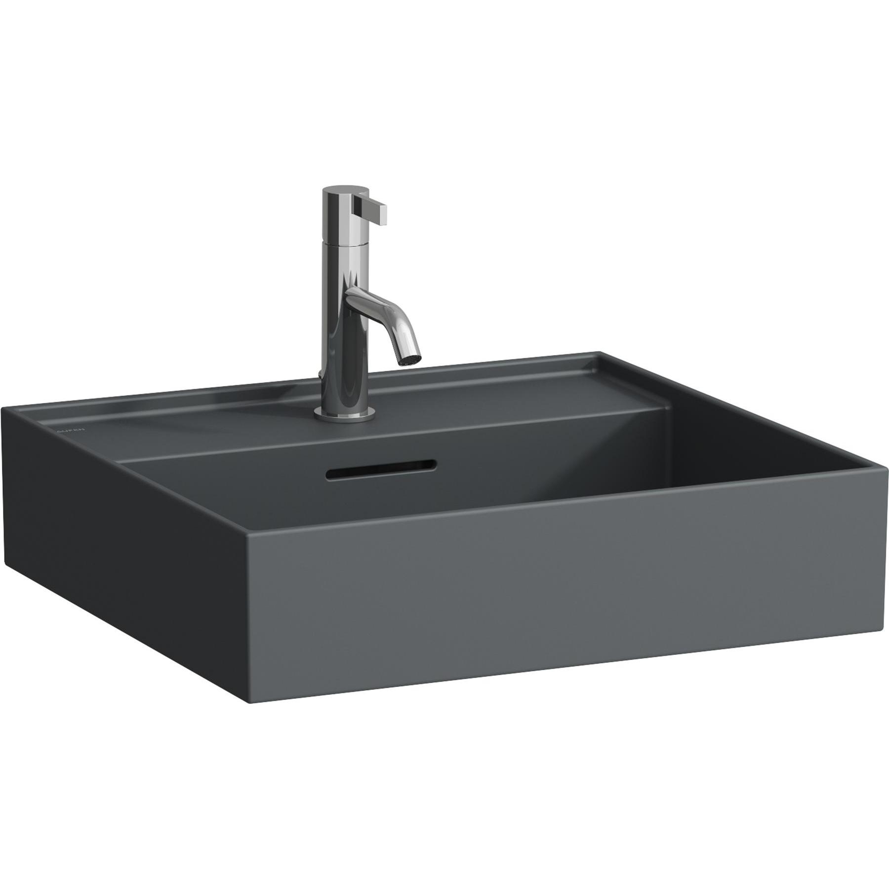 Laufen, Waschbecken, Kartell Aufsatzwaschtisch, 1 Hahnloch, mit Überlauf, 500x460mm, H816332 (545 mm, 500 mm)