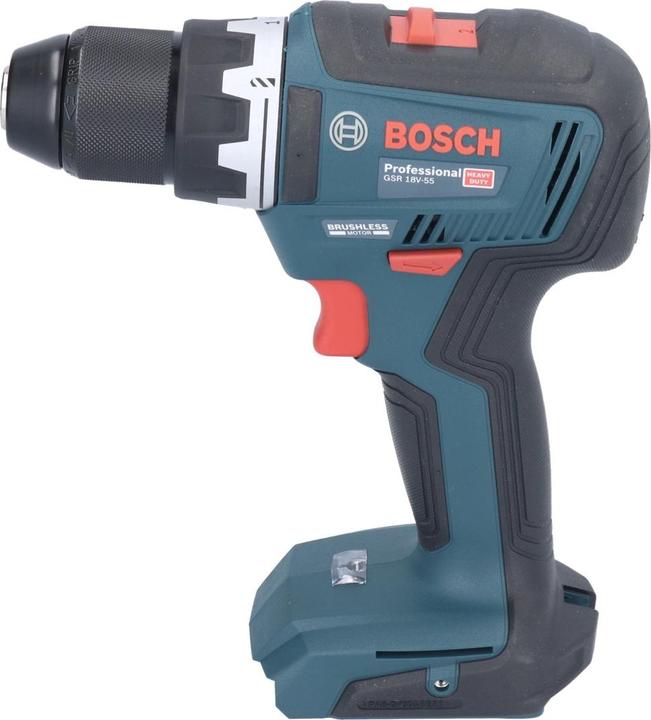 Actual product image Bosch Professional GSR 18V-55 Professional cordless drill driver 18 V 55 Nm brushless + 1x rechargeable battery (Drill driver)