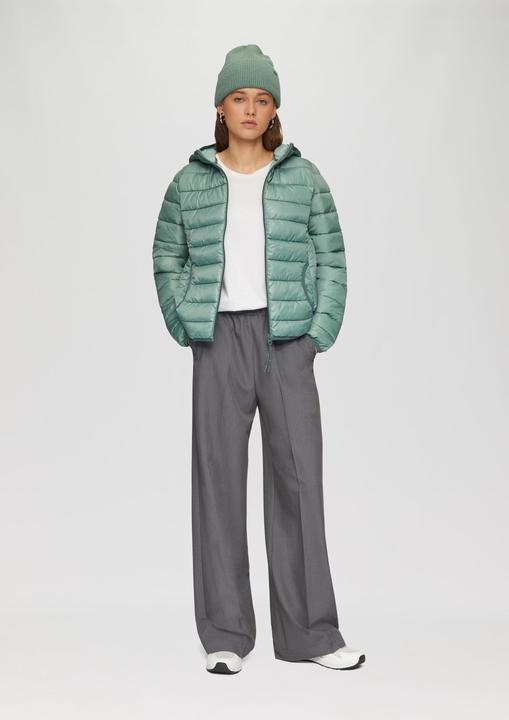 Produktbild S.Oliver Outdoor-Jacke Gesteppte Outdoor-Jacke mit Kapuze (XS)