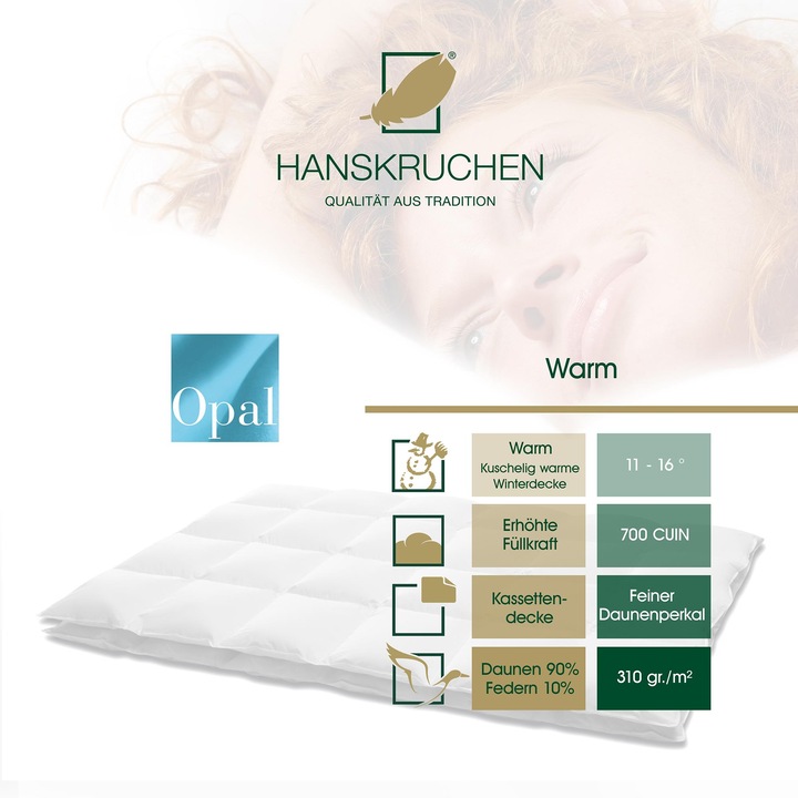 Produktbild Hanskruchen Opal (860 g, 135 x 200 cm)
