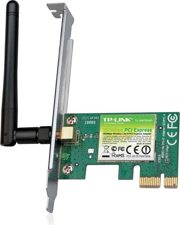Produktbild TP-Link TL-WN781ND, Wireless N PCI-E Adapter (Mini PCI Express, PCI-E x1, PCIe)