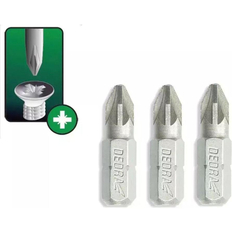 Dedra, Chiave a bussola, 18A01PZ20-03 (Croce Pozidriv PZ)