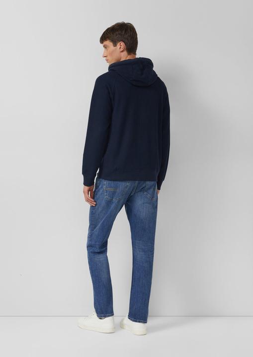 Produktbild s.Oliver Sweatshirt Strukturiertes Kapuzen-Sweatshirt mit Raglanärmeln (S)