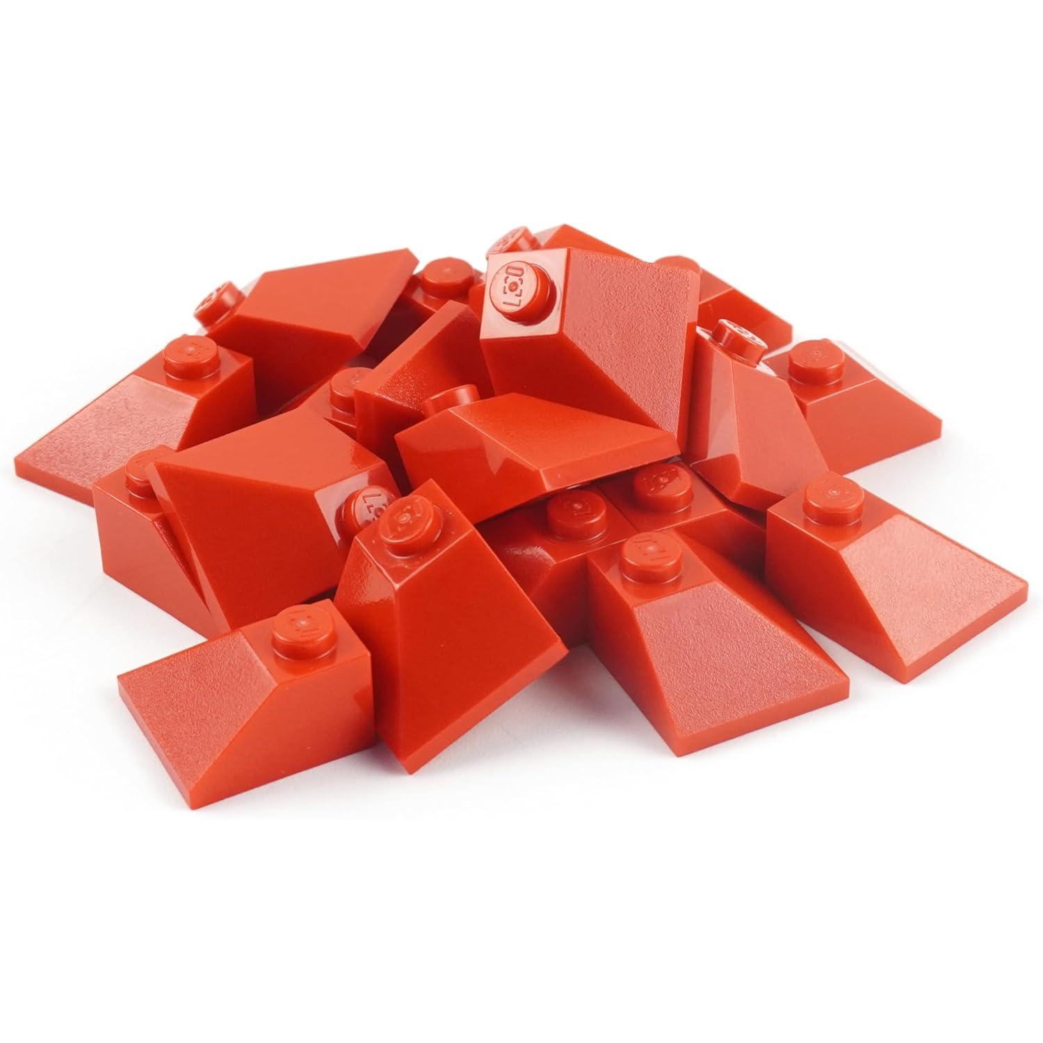 LEGO 2x2 Dachsteine Eckstein Aussenecke Rot - 3045 NEU! Teile 25x (3045)