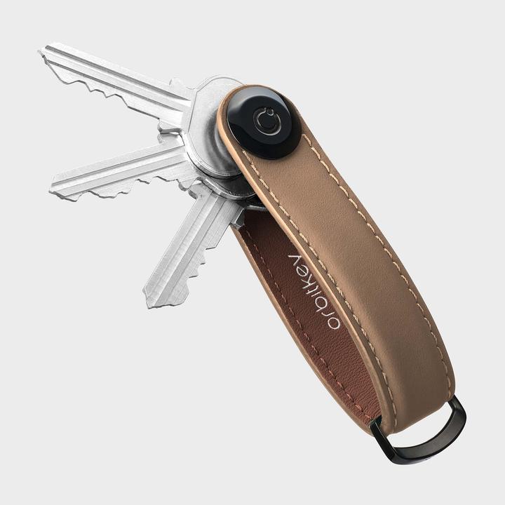 Actual product image Orbitkey - Key Organiser Matte Leather - Mocha