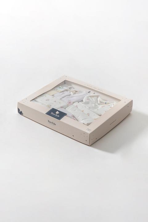 Image du produit TotsTale Premium 8-tlg. Newborn Starter-Set – Babykleidung aus Bio-Baumwolle – Geschenk zur Geburt (50, 56, 62, 68)