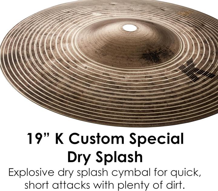 Actual product image Zildjian K Custom Series - 10 Special Dry Splash Cymbal (10", Cymbal)
