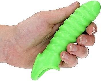 Produktbild Ouch! Swirl Stretchy Penis Sleeve - Glow in the Dark