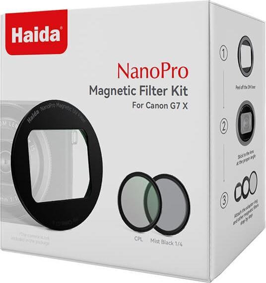 Produktbild Haida Filter Set zu Canon G7X III in schwarz