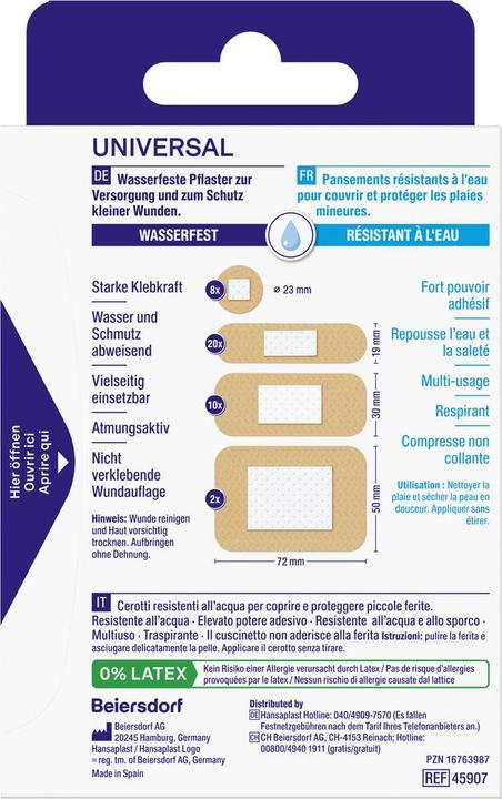 Etichetta energetica Hansaplast Universal Strips DUO (1 x)