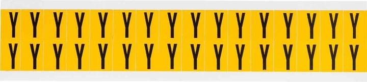 Actual product image Brady 1520-Y, B-946, vinyl, letter Y, black on yellow, 14 x 19mm, font height 15mm(25 K. á 32 (1.43 cm)
