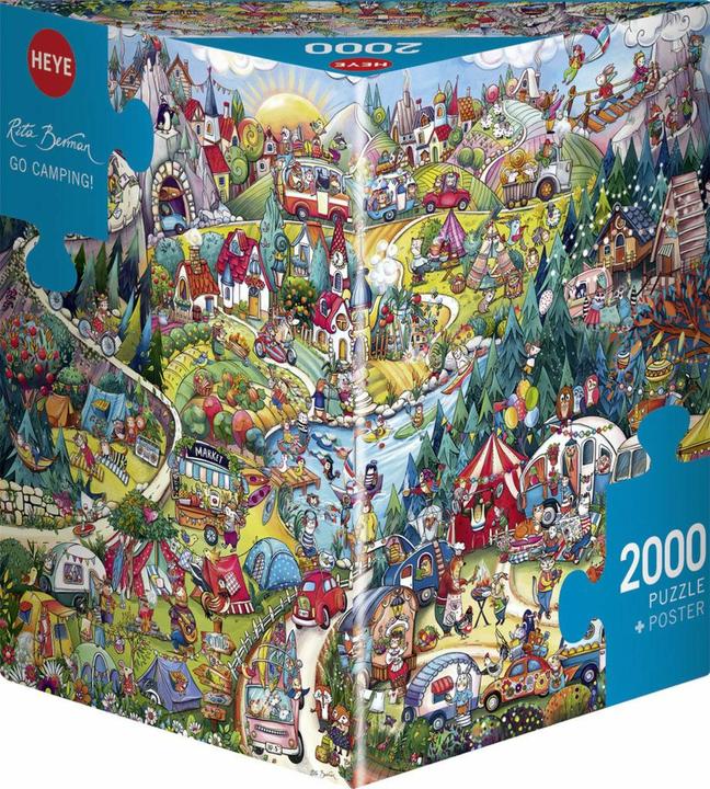 Produktbild Heye Go Camping Triangular (2000 Teile)