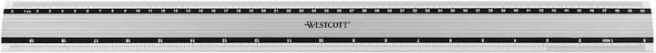 Actual product image Westcott Aluminium ruler (500 mm)