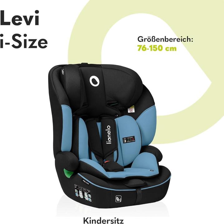 Produktbild Lionelo Levi I-Size (Kindersitz, ECE R129/i-Size Norm)