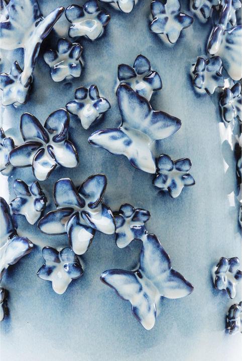 Produktbild Kare Design Vase Butterflies Lightblue 50cm (1 x, 28 x 28 x 50 cm)