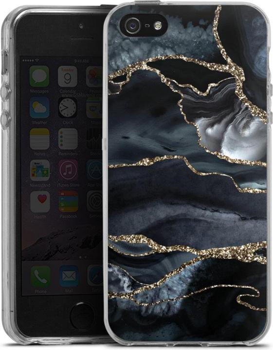 Produktbild DeinDesign Silikon Hülle für Apple iPhone 5s Handyhülle Case Smartphone Schutzhülle Glitzer Look Trends (Apple iPhone 5s)