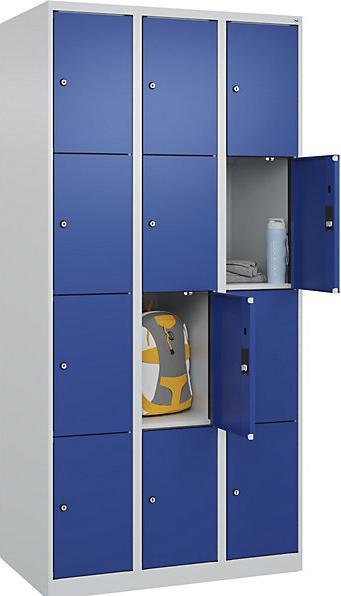 Actual product image kaiserkraft 4-compartment locker Evolo PLUS (90 cm, 185 cm)