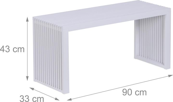 Produktbild Relaxdays Sitzbank (90 cm)