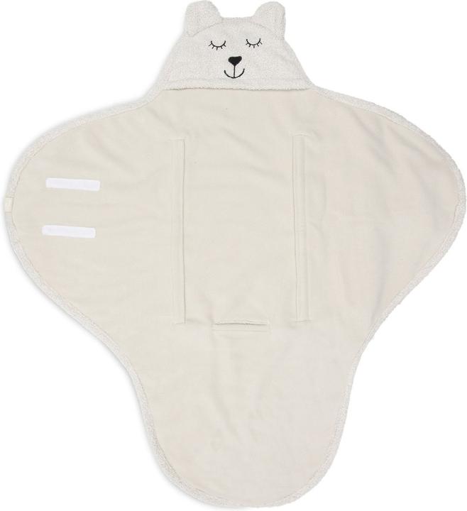 Jollein Einschlagdecke Bär Boucle Oatmeal