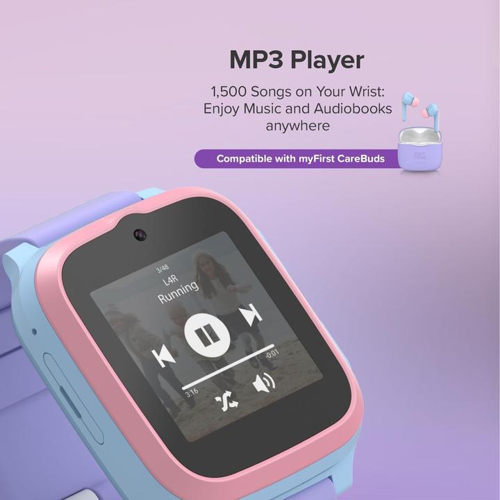 Produktbild myFirst Smart Watch Fone S3 Blau/Rosa/Violett (48 mm, 4G)