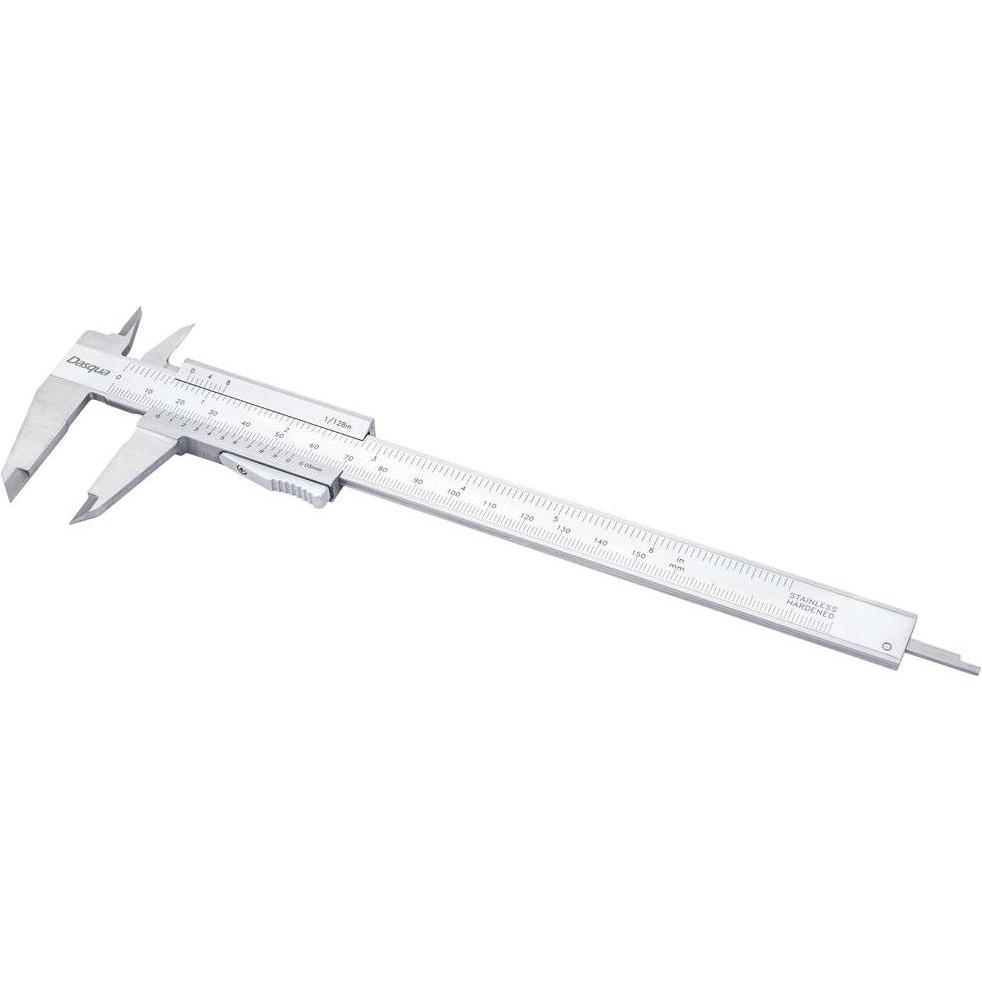 Dasqua, Messlehre, 1801-0810 Monoblock-Messschieber mit Daumenklemme 150 mm Edelstahl 1 St (15 cm)