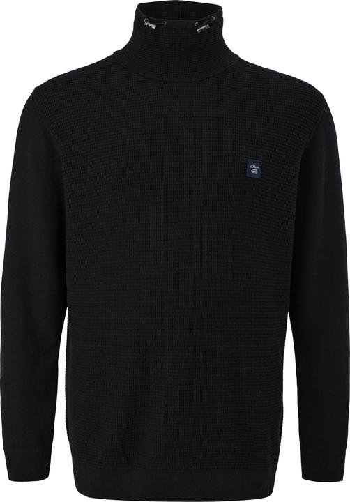 Produktbild s.Oliver Strickpullover Strickpullover mit Jersey-Ärmeln (3XL)