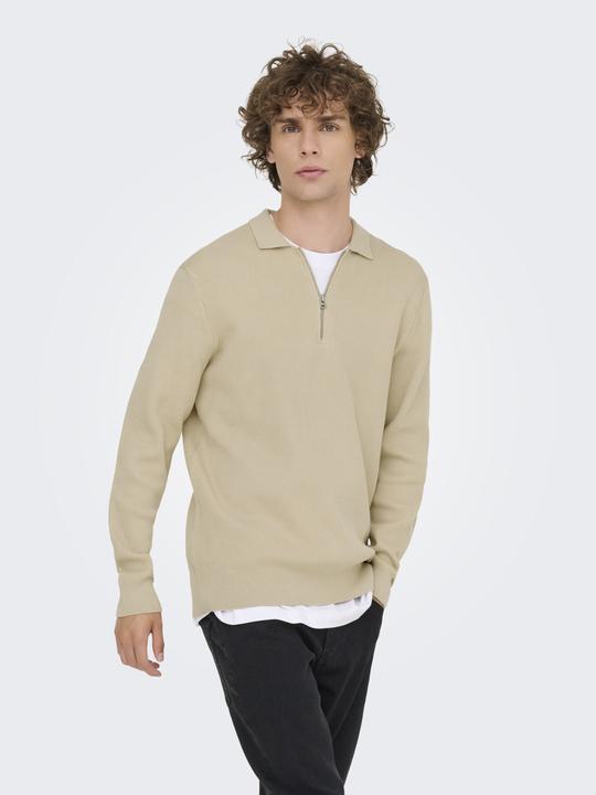 Produktbild Only & Sons ONSPHIL Gestricktes Poloshirt Gestricktes Oberteil (XL)