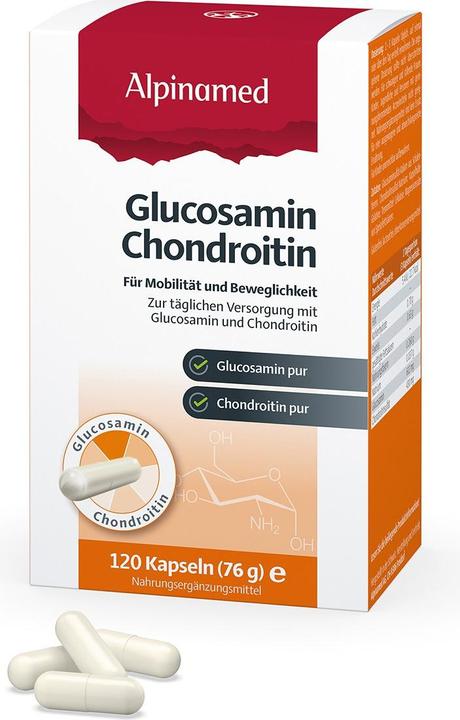 Produktbild Alpinamed Glucosamin Chondroitin (120 Stück, Kapseln, 120 g)