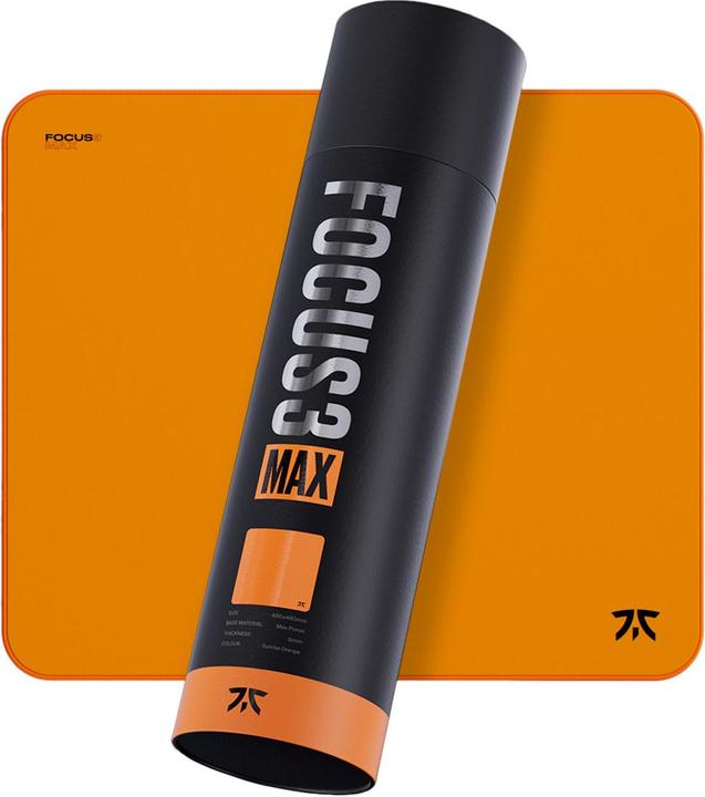 Productafbeelding Fnatic MAX Focus 3 L Pro Gaming Muismat, Sunrise Orange Glad Doek Controle Oppervlak, Waterbestendig (L)