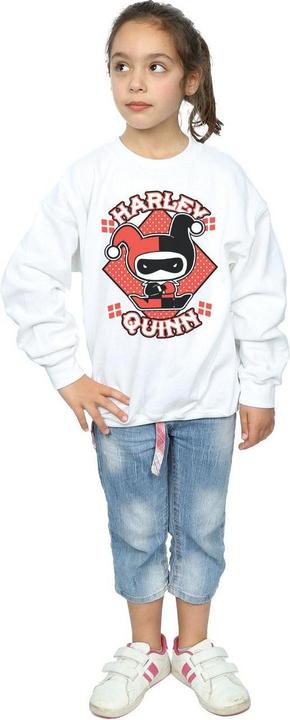 Produktbild Chibi Harley Quinn Badge Sweatshirt Mädchen (140, 146)