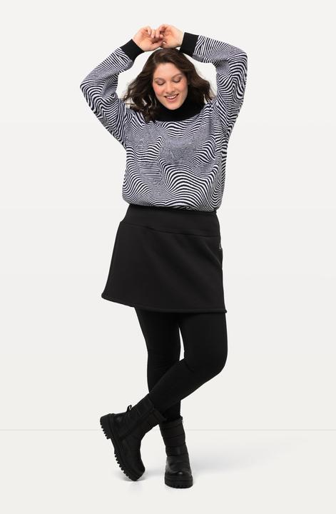 Image du produit Ulla Popken Jupe, fourrure d'imitation, ceinture élastique, taille haute (46, 48)
