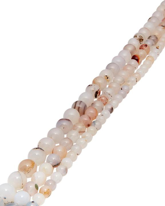 Produktbild Leyda Achat Strang weiss poliert