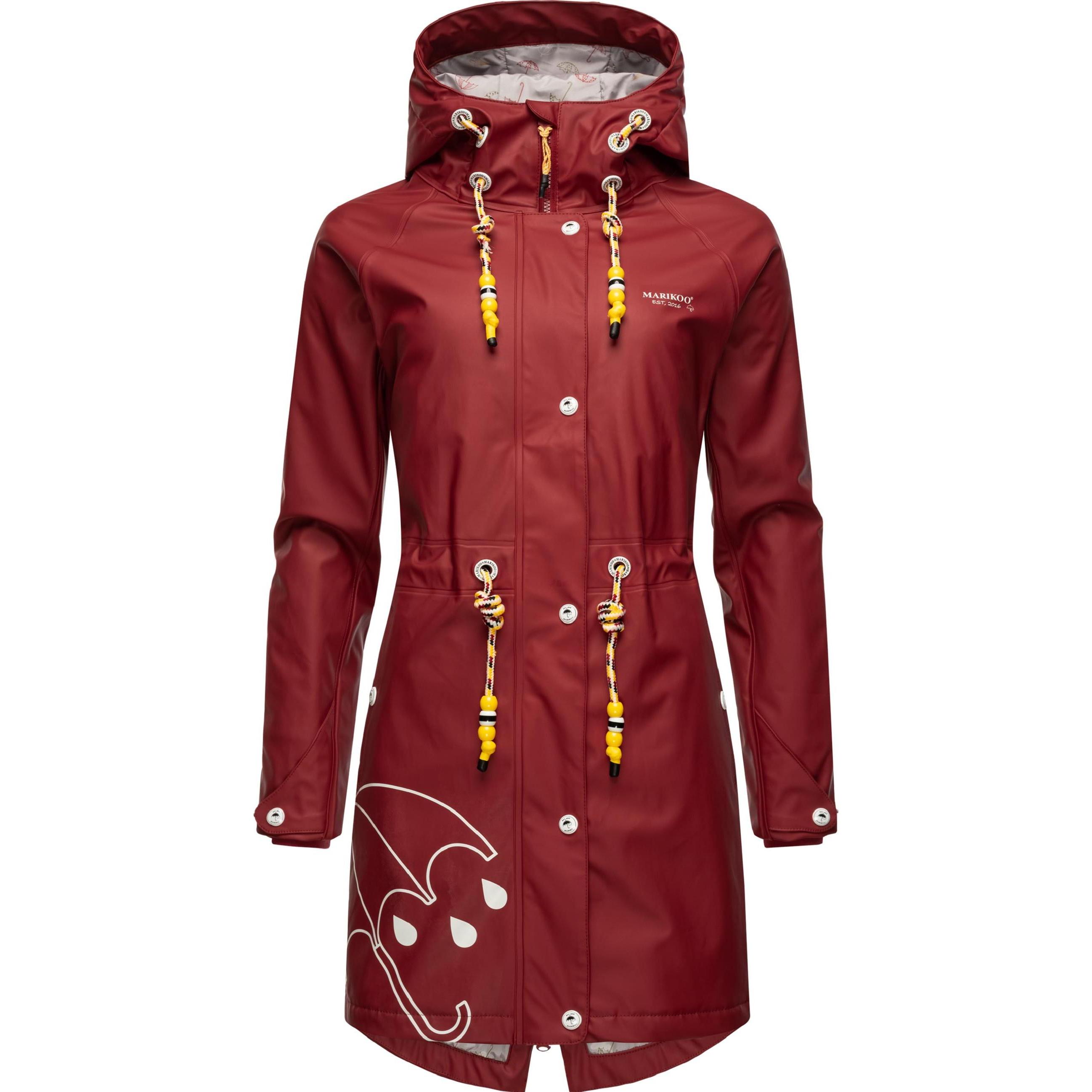 Marikoo, Damen, Jacke, Dancing Umbrella (M), Rot, M