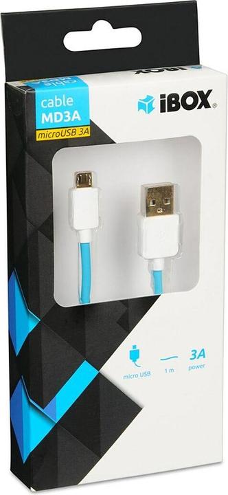 Produktbild iBox IKUMD3A USB Kabel USB 2.0 USB A Micro-USB B (1 m, USB 2.0)