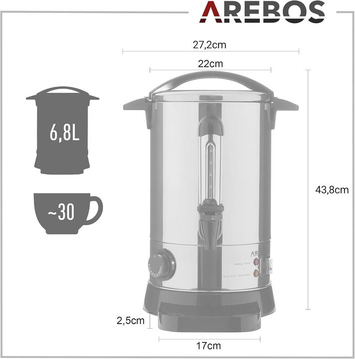 Produktbild Arebos Glühweinkocher