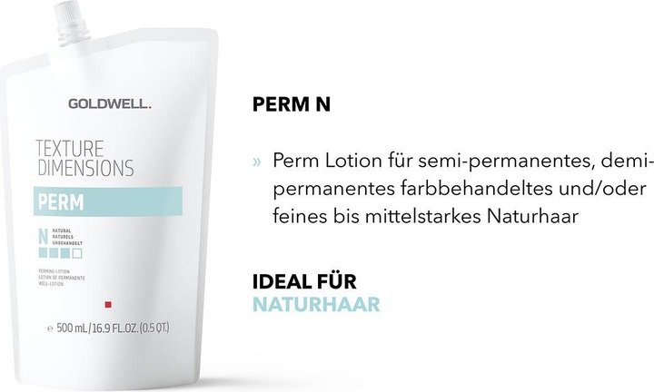 Actual product image Goldwell Texture Dimensions - Perm N - Natural (Coral)