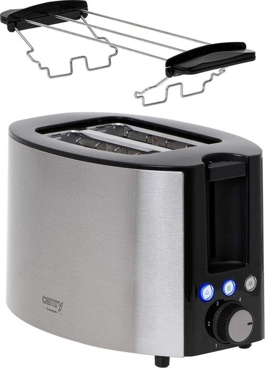 Produktbild Camry CR 3215 Toaster 2 Scheibe(n) Edelstahl
