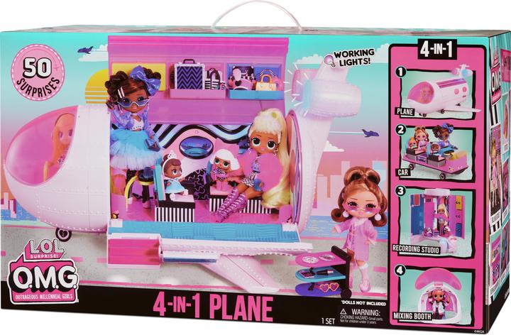 Produktbild MGA LOL Surprise OMG Plane 4-in-1