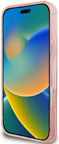 Immagine prodotto Guess GUHMP16LHFWFCP iPhone 16 Pro 6,3" różowy/rosa custodia rigida IML Flowers Wreath MagSafe (Apple iPhone 16 Pro)
